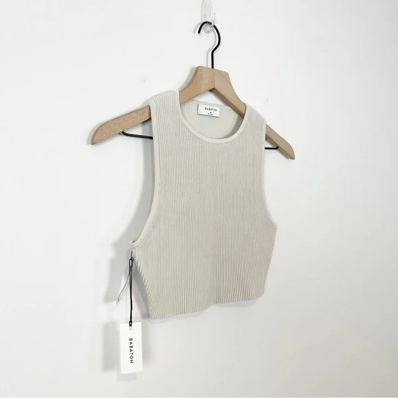 NWT Aritzia Babaton Sculpt Knit Racer Tank - Picture 8 of 14